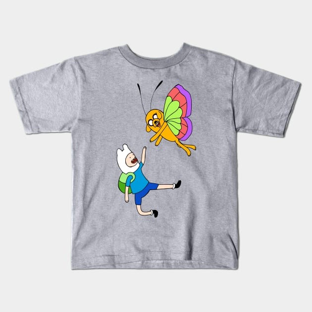 Adventure Time - Finn and Jake Kids T-Shirt by coloringiship